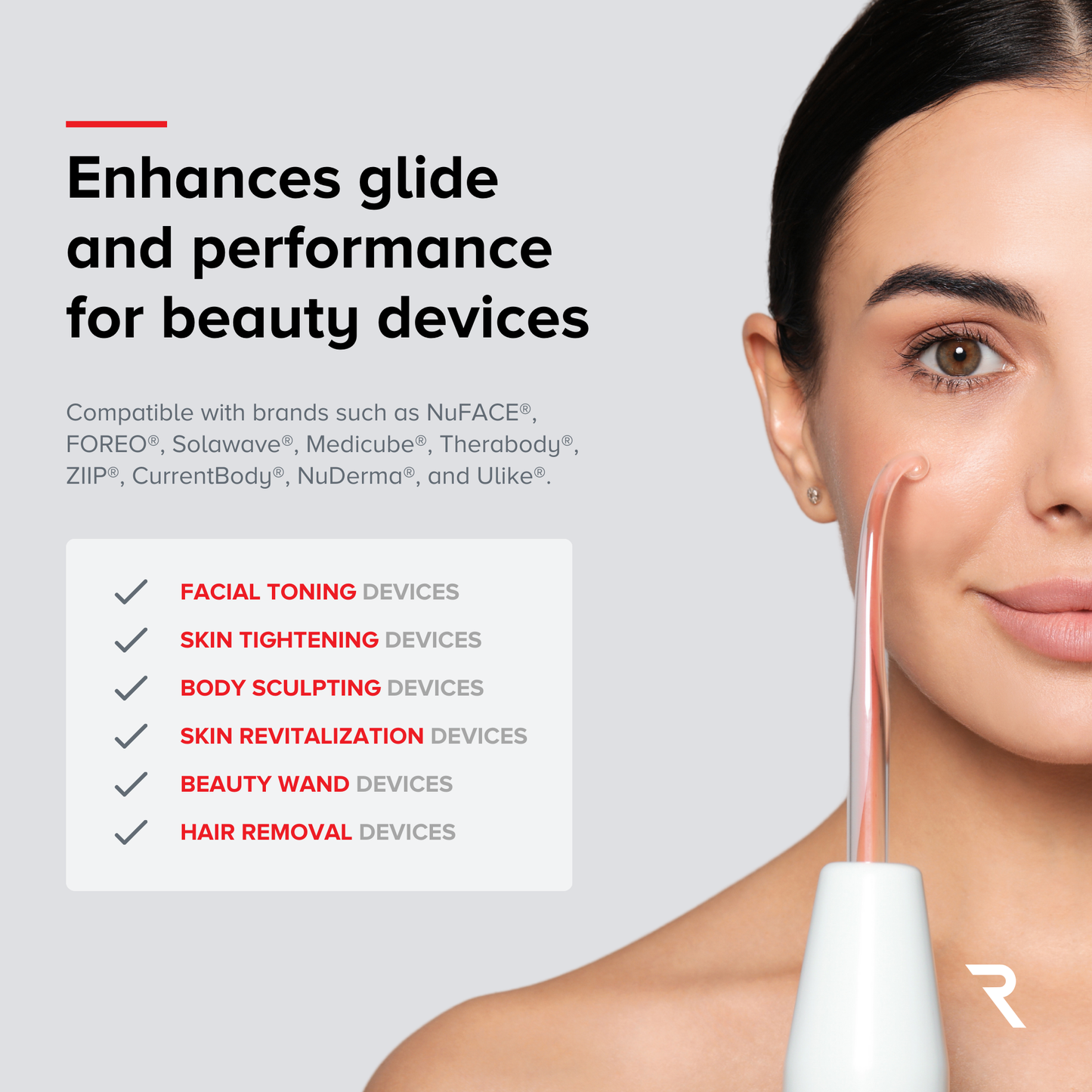 Ultra-Hydrating Conductive Gel for Facial, RF & Cavitation Devices – 96% Organic & Hypoallergenic Formula (8.45 fl oz) - RED Medical Supplies | Advanced Care Supplies 