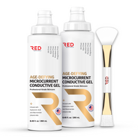 Age-Defying Microcurrent Conductive Gel for Facial Devices – With Hyaluronic Acid & Niacinamide (8.45 fl oz)
